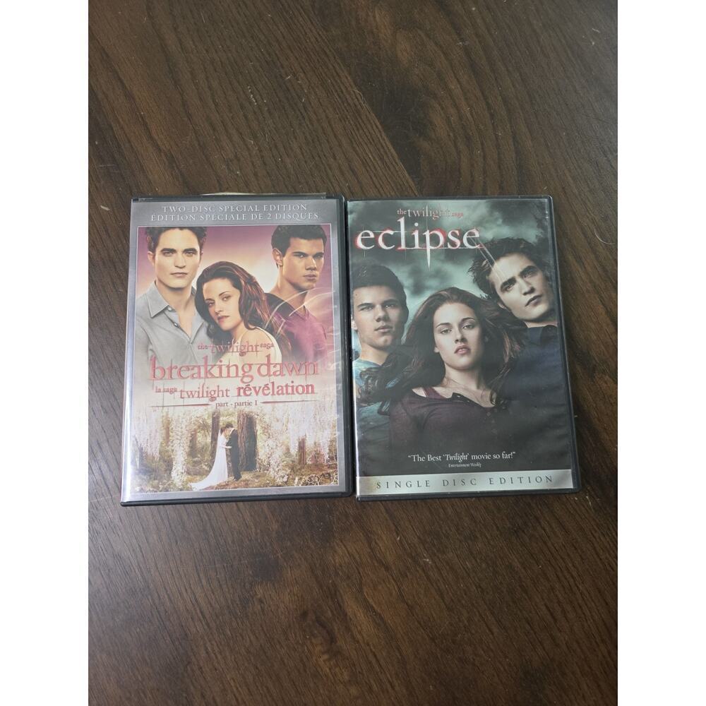 2 DVD Special Edition Sets: The Twilight Saga - Breaking Dawn Part 1, Eclipse